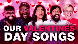 Reacting to Our Own Valentine's Day Music Videos!