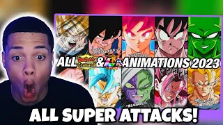 Non Dragon Ball Fan Reacts To DOKKAN ALL LR SUPER ATTACKS!!! (2023)