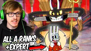 We beat ALL bosses on Expert and A ranks to unlock a new secret mode in Cuphead