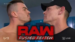 JOHN CENA MEETS THEORY SUMMERSLAM MATCH? - RUSHED RAW REVIEW: JUNE 27TH 2022 RESULTS