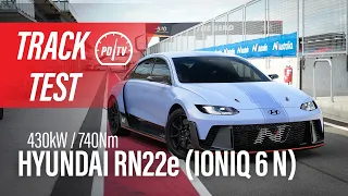 Hyundai RN22e (IONIQ 6 N) prototype track test - Virtual Grin Shift