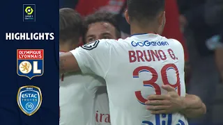 OLYMPIQUE LYONNAIS - ESTAC TROYES (3 - 1) - Highlights - (OL - ESTAC) / 2021-2022