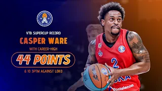 Casper Ware — 44 points & 10 3PTM in SuperCup-23 game against Loko