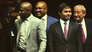 Press Conference in L.A.  Mayweather vs Pacquiao