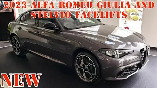 2023 Alfa Romeo Giulia And Stelvio Facelifts