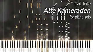 Alte Kameraden (for piano solo) w/ sheet music