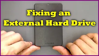 Fixing a Toshiba External Hard Drive for Data Recovery