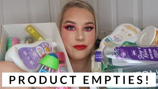 HUGE END OF YEAR BEAUTY PRODUCT EMPTIES - BUY OR BIN ?! | AMBER HOWE