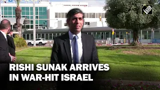 UK PM Rishi Sunak arrives in Tel Aviv, expresses ‘solidarity’ with people of Israel