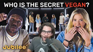 HasanAbi reacts to 6 Meat Eaters vs 1 Secret Vegan - WHO IS IT?!