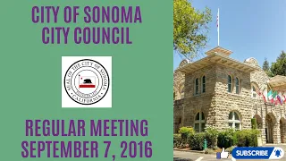 City Council Meeting - Sep 07 2016