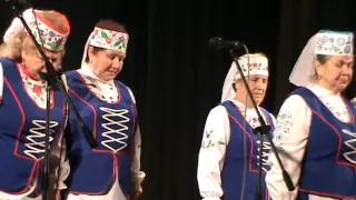 Народный фольклорный ансамбль "Сябрына"   на областном смотре в Гомеле(три песни)