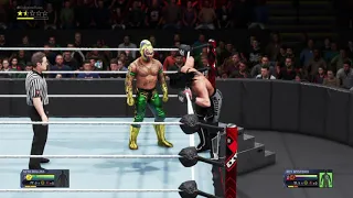 Seth Rollins VS Rey Mysterio WWE 2K20