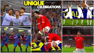 Top Hidden Goal Celebrations in  Efootball 2022 Mobile | Top 10 Celebrations🔥