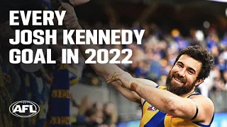 Every goal Josh Kennedy kicked in 2022 | Leading goal kickers | AFL