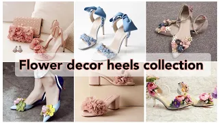 Aesthetic Slits|Best 2023 💝flowers decor heels collection for women's 👠|#viral#trending#aesthetic