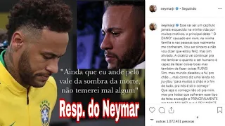 🔴💣🔥Neymar se manifesta após acusação de estupro ser arquivada Não estou feliz, mas sim aliviado