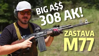 Zastava M77: Powerful 308 AK "Banned from Export" Review.