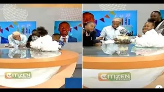 Rashid Abdalla SURPRISED BY HIS KIDS LIVE ON TV Birthday Gift | Did Lulu Hassan Plan