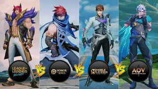 Mobile Legends VS Arena Of Valor VS League Of Legends Wild RIft VS Honor Of King Ultra HD COMPARISON