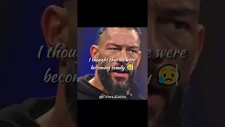 Roman Reigns remembers Seth Rollins' betrayal 🥹 Edit