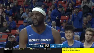 NCAAB 2020 Utah State at Boise State 2nd Half