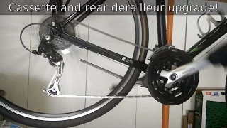 Cassette and rear derailleur upgrade!