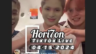 Hori7on - Tiktok Live (04-15-2024)
