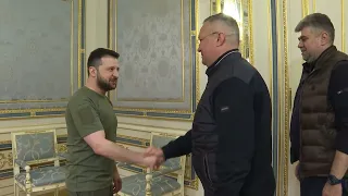 Президент України Володимир Зеленський зустрівся з Прем’єр-міністром Румунії Ніколає Чуке