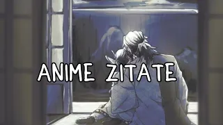 Anime Zitate  zum Nachdenken