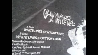 GRANDMASTER & MELLE MEL   WHITE LINES dont do it