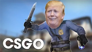 ДОНАЛЬД ТРАМП ПРОТИВ АРМИИ МАНЬЯКОВ ПОДПИСЧИКОВ ► CS:GO (Мини игры,Угар,Маньяк)