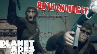 Funny "Planet of the apes: final frontier"  finale ( both endings!)