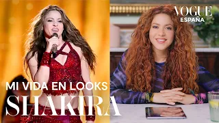 Shakira comenta los mejores looks de sus 30 años de carrera | Mi vida en looks | Vogue España