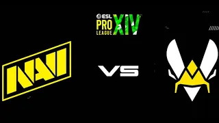 NaVi vs Vitality ESL Pro League Season 14 CSGO - ФИНАЛ! РЕШАЮЩИЙ МАТЧ НА КАРТЕ МИРАЖ