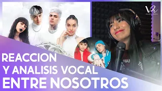ENTRE NOSOTROS - REACCIÓN Y ANÁLISIS VOCAL |Por primera vez escucho "Entre Nosotros" Oficial y Remix