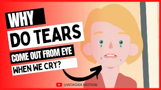 Why do tears come out of our eyes when we cry?