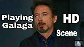 That Man Is Playing Galaga scene HD | Funny scene | The Avengers |