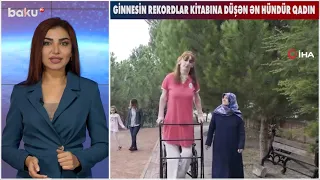 Ginnesin rekordlar kitabına düşən ən hündür qadın - MARAQLI ANLAR