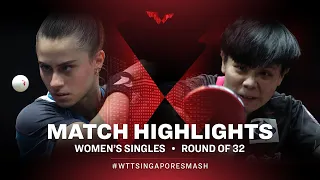 Bruna Takahashi vs Cheng I-Ching | WS | Singapore Smash 2022 (R32)