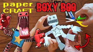 How to make BOXY BOO paper craft A4