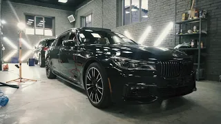 Детейлинг-комплекс для BMW 7 Series. Полировка + керамика + химчистка.