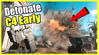 How to DETONATE C4 QUICK if you have 2 in Call of Duty Warzone or Modern Warfare (Easy Method!)