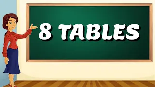 8 Tables | 8 Tables Multiplication| KIDZEETV