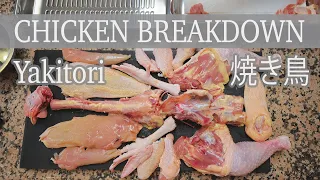 Chicken Breakdown For Yakitori