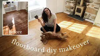 FLOORBOARD DIY MAKEOVER | Before & After Home Renovation | KITCHEN RENO PART 8
