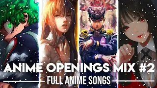 Anime Openings Compilation #2 (Full Openings Mix) 2023 | Anime Opening Mix 2023