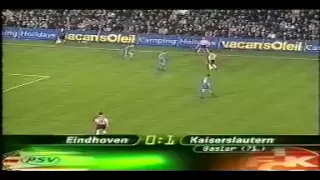 PSV Eindhoven vs. 1. FC Kaiserslautern Uefa Cup Viertelfinale 2001 Platzsturm