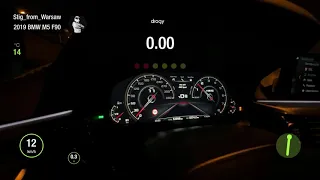 BMW M5 F90 (non Competition) 100-200 Km/h Acceleration (Full Stock)