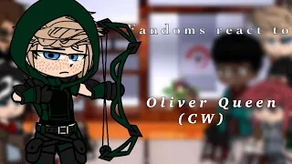 Fandoms React to CW Oliver Queen // (4/6)